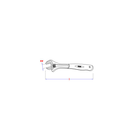 1 x Chiave inglese 200 mm
