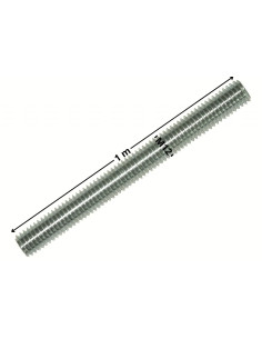 Barra Filettata M12 Lunghezza 1 Metro Classe 8.8 Zincate 2