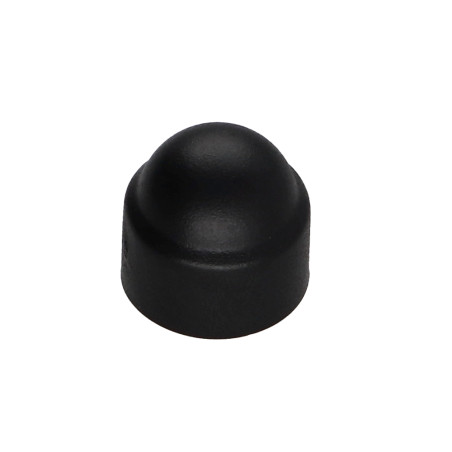 1 x Coprivite Per Testa Vite O Dado Testa Esagonale M6 Polietilene Nero In Piano 10