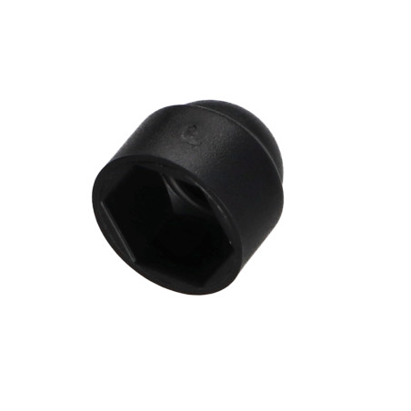 1 x Coprivite Per Testa Vite O Dado Testa Esagonale M6 Polietilene Nero In Piano 10