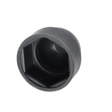 1 x Coprivite Per Testa Vite O Dado Testa Esagonale M10 Polietilene Ral7016 Grigio Antracite In Piano 17