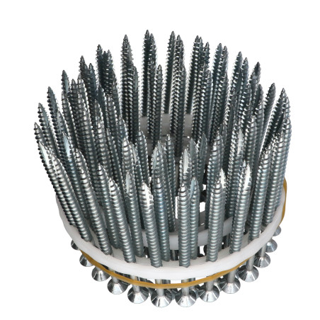 1 x Venduto In Rotoli 100 Vite Per Legno E Truciolato Testa Forata Dentellato 5X80 Filettata Su 60 T20 cut Chiodo