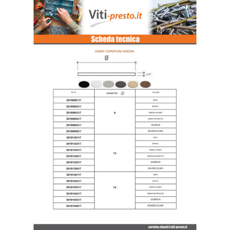 1 x Coprivite Diametro 40 Bianco