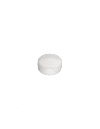 1 x Coprivite Rivetto Polietilene bianco
