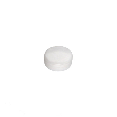 1 x Coprivite Rivetto Polietilene bianco