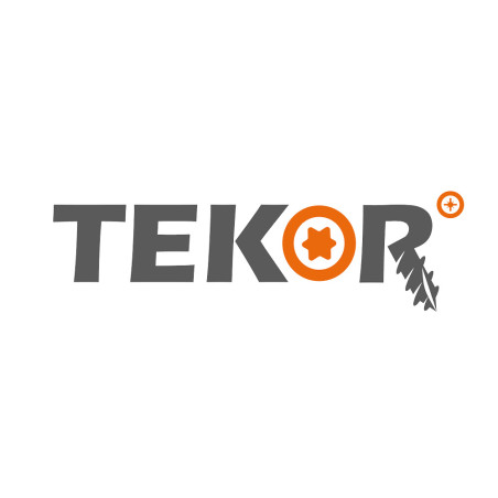 1 x Viti per legno TEKOR Testa Cilindrica T40 cut Chiodo Anti-Spacco 17 8X300 Filettatura Parziale Zincate
