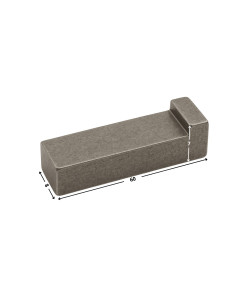 Chiodo con tallone Acciaio Grezzo 8X7 Lunghezza 60 2