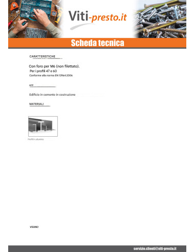 1 x CRESTA LINEA Da INCONTRARE PROFILO 60 Z