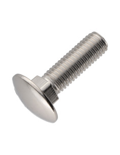 Testa Poelier Con Colletto Quadrato Acciaio Inox A2 M6X25...