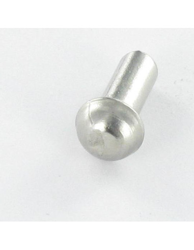 1 x Rivetto Acciaio Inox Testa Poelier 4X10
