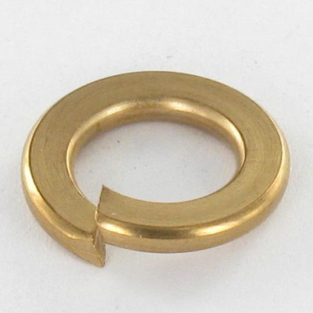 1 x Rondella Rondella Elastica Spaccata M10X18X2.2 BRONZO Acciaio Fosfato