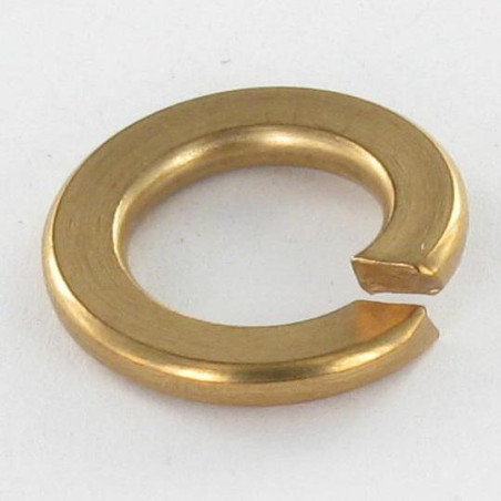 1 x Rondella Rondella Elastica Spaccata M10X18X2.2 BRONZO Acciaio Fosfato