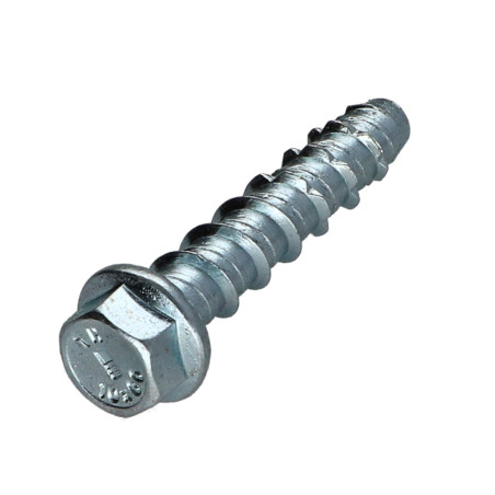 1 x Vite Per Calcestruzzo Testa Esagonale Flangia T10 6X45 Zincate