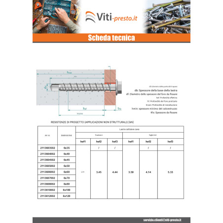 1 x Vite Per Calcestruzzo Testa Esagonale Flangia T10 6X60 Zincate