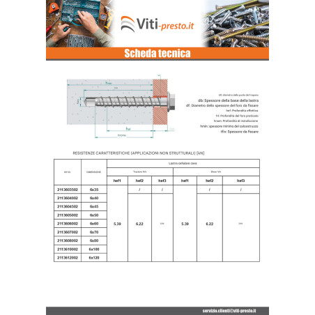 1 x Vite Per Calcestruzzo Testa Esagonale Flangia T10 6X100 Zincate