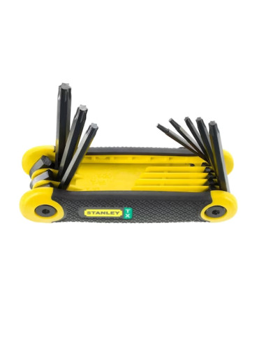 1 x Set di 8 CHIAVI TX PIEGHEVOLE STANLEY