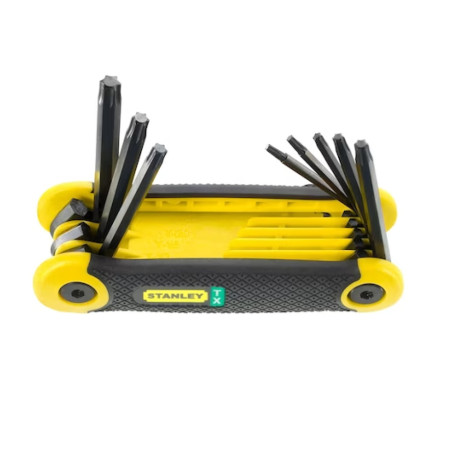 1 x Set di 8 CHIAVI TX PIEGHEVOLE STANLEY