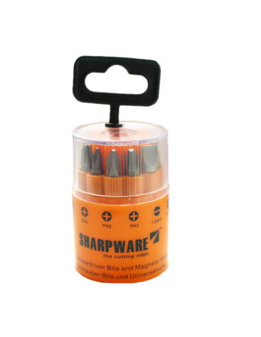 1 x Set 9 Punta 1/4 Con Intaglio Phillips Pozy