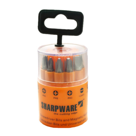 1 x Set 9 Punta 1/4 Con Intaglio Phillips Pozy
