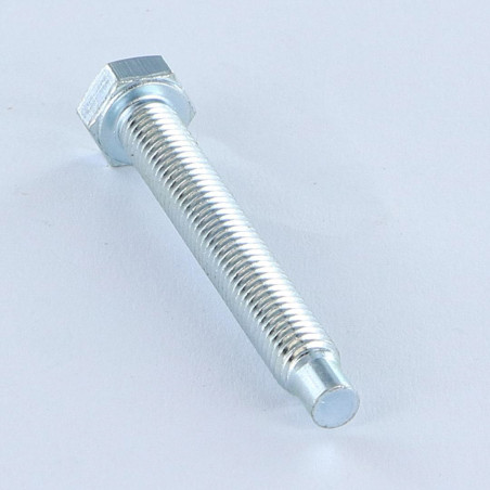 1 x Vite Per Metalli Testa Esagonale M5X38.5 Circa una tonnellata Tonnellata T lungo Zincate Classe 6.8
