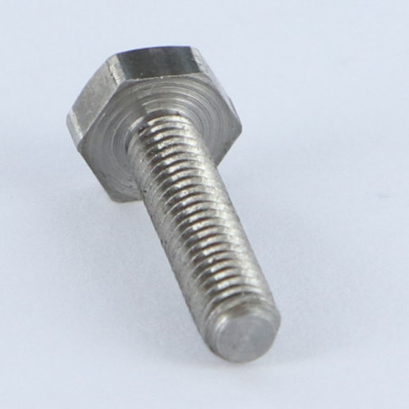 1 x Vite Per Metalli Testa Esagonale M2.5X8 Acciaio Grezzo microviti