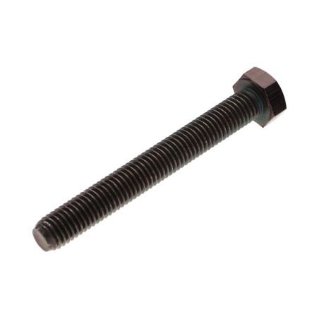 1 x Vite Per Metalli Testa Esagonale M8X80 Classe 6.8 Acciaio Zincato Nero