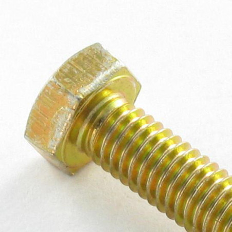 1 x Vite Per Metalli Testa Esagonale M5X50 Classe 6.8 Bicromato