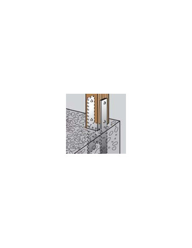 1 x Base de correio stile H 91X600X60X6 Elevata...