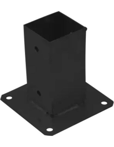 1 x Base de correio con imbullonare 70X70 Nero