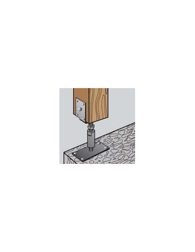 1 x Base de correio regolabile 80X160 Elevata...