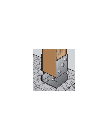 1 x Supporto per trave stile U 71X60X150...