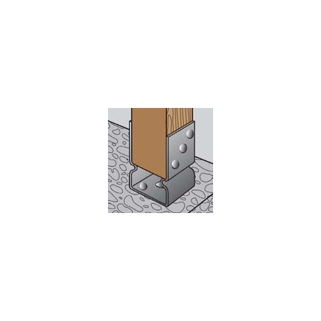 1 x Supporto per trave stile U 71X60X150 Elevata Resistenza Alla Corrosione Acciaio Zincato A Caldo