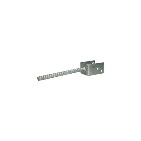 1 x Base de correio stile U 60X100X91 Elevata Resistenza Alla Corrosione Acciaio Zincato A Caldo