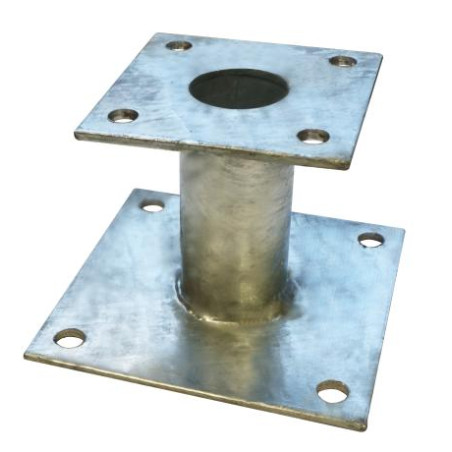 1 x Base de correio fisso 140x140 Elevata Resistenza Alla Corrosione Acciaio Zincato A Caldo