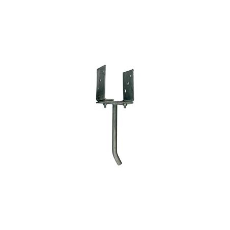 1 x Base de correio regolabile 60X135 Elevata Resistenza Alla Corrosione Acciaio Zincato A Caldo