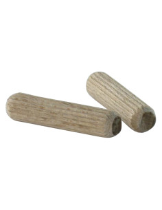 Perno scanalato in legno 6X30