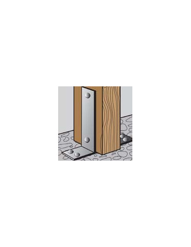 1 x Base de correio stile U 91X50X200 Elevata...