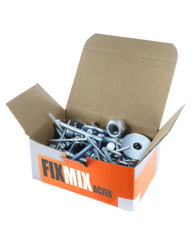 1 x KG Da VITI VARIE In Acciaio Grezzo FIXMIX