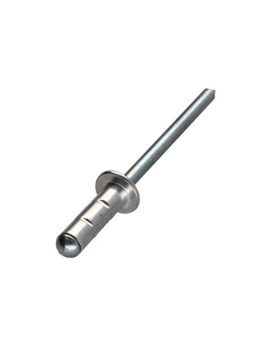 1 x Rivetti a strappo Alumínio Pino de aço 4,8...
