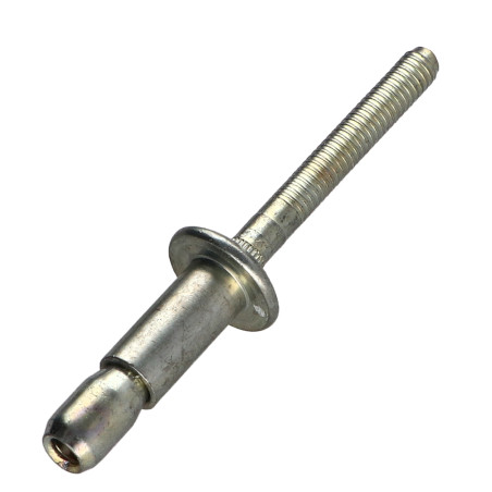 1 x Rivetto cieco interamente in acciaio MEGAGRIP 4,9 x 10,5 Testa Piatta