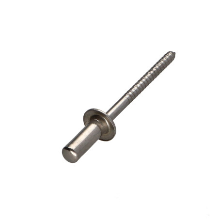 1 x Rivetto GOMUST Testa tonda standard Tutto Acciaio Inox A2 4X10