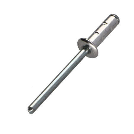 1 x Rivetti a strappo Alumínio Pino de aço 4.8X25 Testa PLA POLYGRIP Multi-Tensione