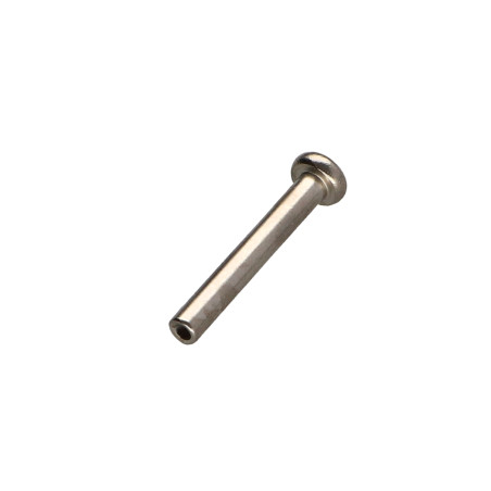 1 x Rivetto FORES Testa Piatta 3X21 Acciaio Nichel