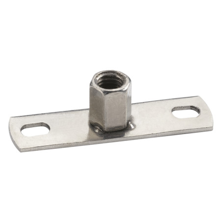 1 x Piastra di montaggio Con Dado esagonale M10 Acciaio Inox A4