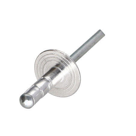 1 x Rivetti a strappo Multigrip Barra Filettata Alluminio Acciaio 4,8 x 17 Testa Extra Large