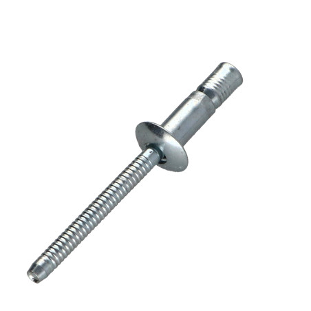 1 x Rivetto cieco interamente in acciaio HIGHBOLT Testa tonda standard 6,4 x 14