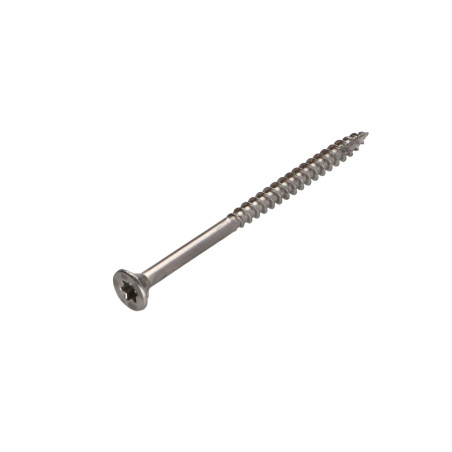 1 x Viti per legno TEKOR Acciaio Inox A2 Testa Forata Dentellato T20 4X60 Filettata Su 35 cut Chiodo Anti-Spacco 17