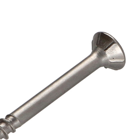 1 x Viti per legno TEKOR Acciaio Inox A2 Testa Forata Dentellato T25 6X80 Filettata Su 48 cut Chiodo Anti-Spacco 17