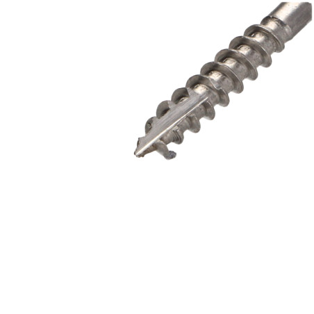 1 x Viti per legno TEKOR Acciaio Inox A2 Testa Forata Dentellato T20 4X25 Filettata Su 18 cut Chiodo Anti-Spacco 17