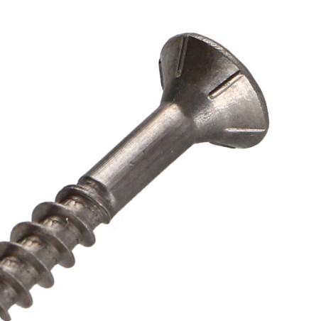 1 x Viti per legno TEKOR Acciaio Inox A2 Testa Forata Dentellato T10 3,5X50 Filettata Su 30 cut Chiodo Anti-Spacco 17